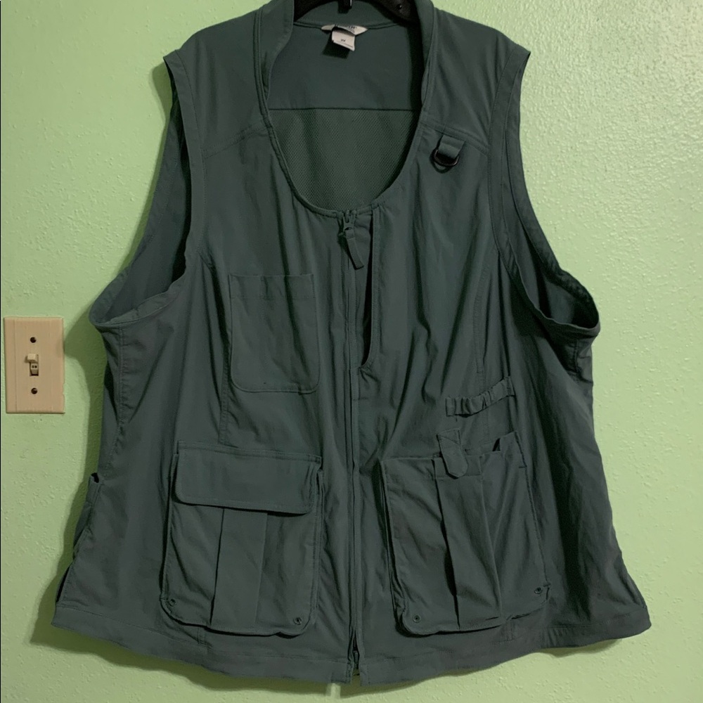 Duluth Trading Co Olive Green Women's Heirloom Gardening Vest